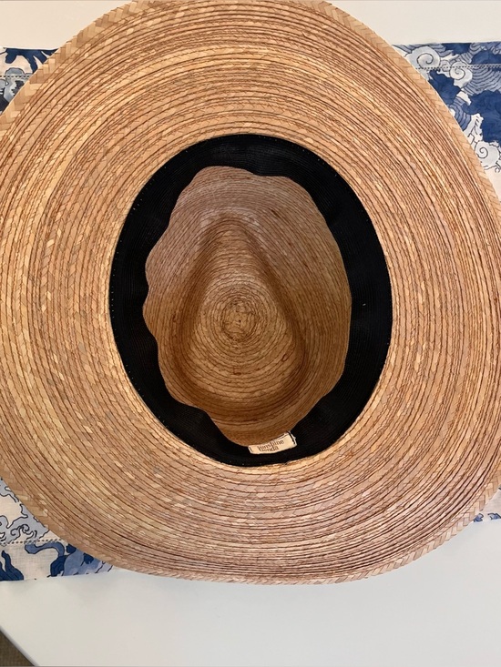Sunshine Tienda Berta Palm Woven Straw Sun Hat with Multicolor Band main image 7